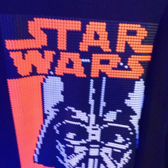Star Wars Vader TEE RED WHITE BLACK colors Glow - Picture 7 of 8